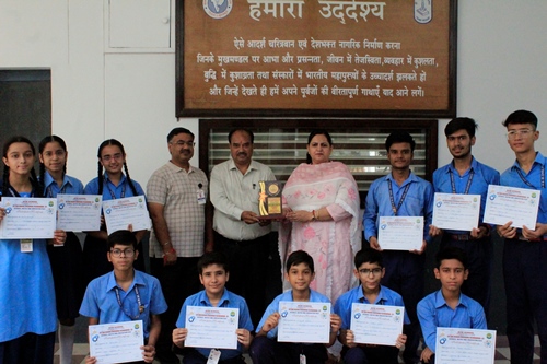 ​BUDDING SCIENTISTS OF BVM (USN) GRAB FIRST POSITION IN DR BML MUNJAL CENTENNIAL TECHNOVENZA- 2023