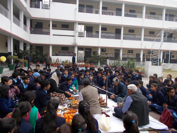 ​Saraswati Poojan at BVM (USN) to bless the students of  XII