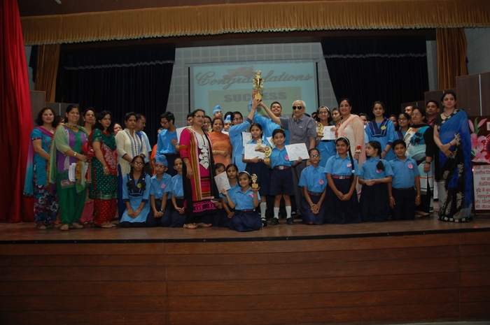 ​BVM (USN) lifts the Overall Trophy in Inter Branch Science Declamation