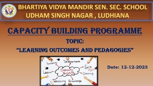 Capacity Building Programme 2023
