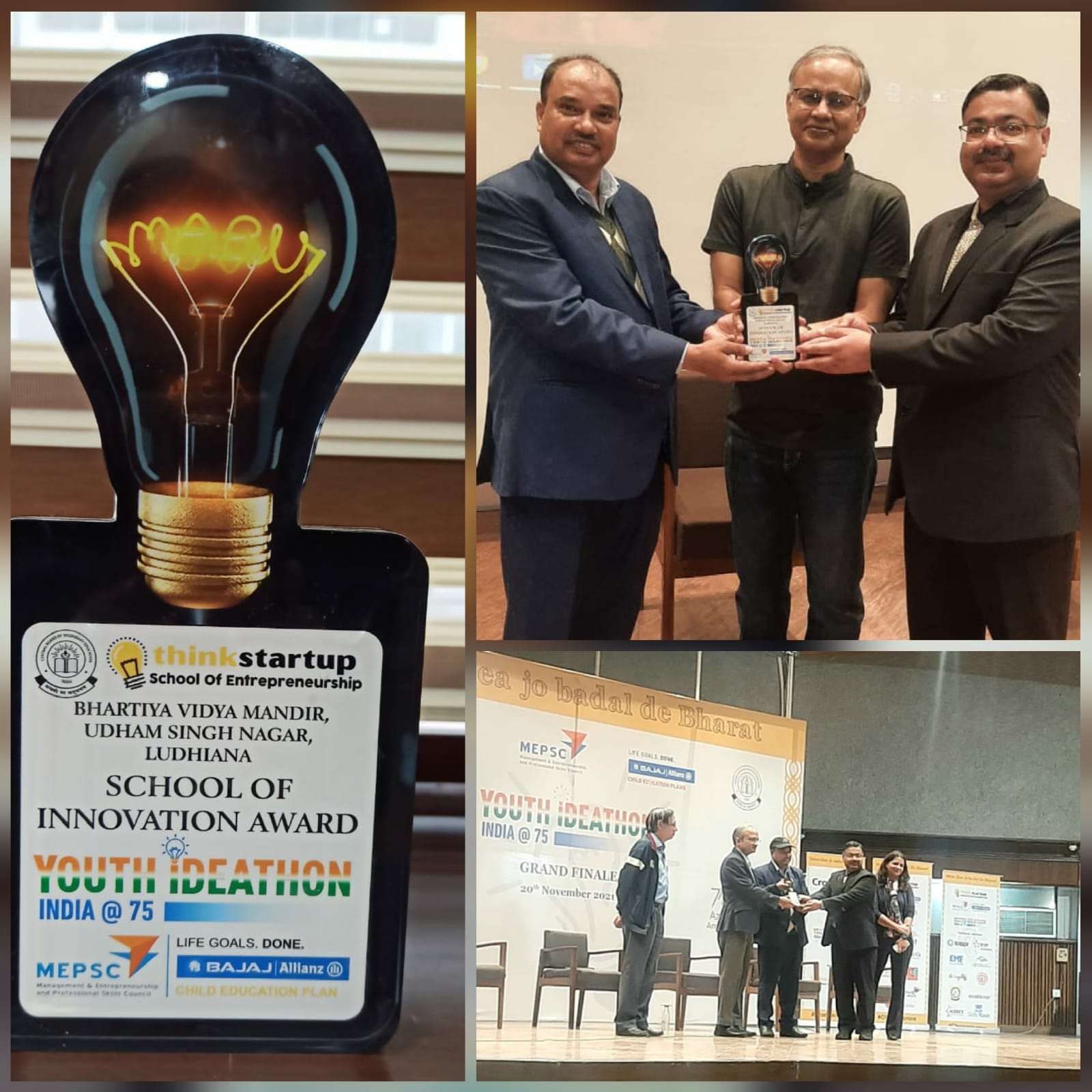 ​BVM USN shines at : Youthideathon 2021-Awarding the Innovators of tomorrow