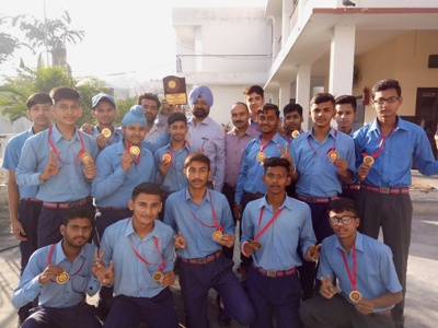 ​Sports stars of BVM Udham Singh Nagar grab gold in LSSC Handball Championship